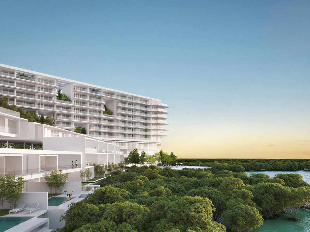 Creekside Residence waterfront development in Al Zorah, Ajman